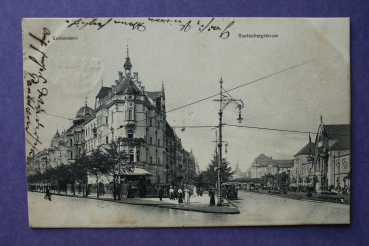 Ansichtskarte AK Berlin 1910 Kantstrasse Hardenbergstrasse Park Hotel Hochbahn Ortsansicht Architektur